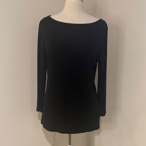 Anne Klein Classic Black Blouse
